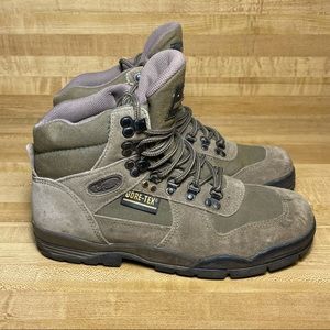 Vasque Womens Waterproof Leather GoreTex Hiking Boots 7473 Alpha GTX Sz 8